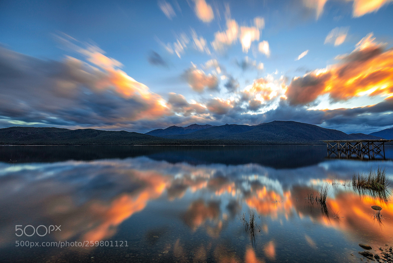 Canon EOS 5D Mark IV sample photo. Dusk @ lake te anau photography