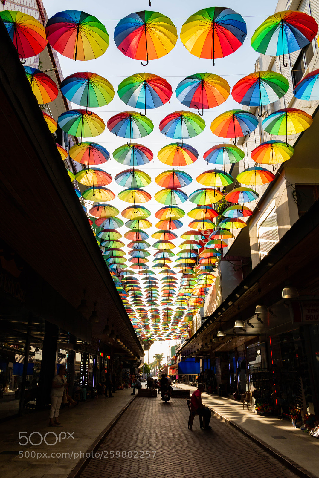 Canon EOS 750D (EOS Rebel T6i / EOS Kiss X8i) sample photo. Umbrella street photography