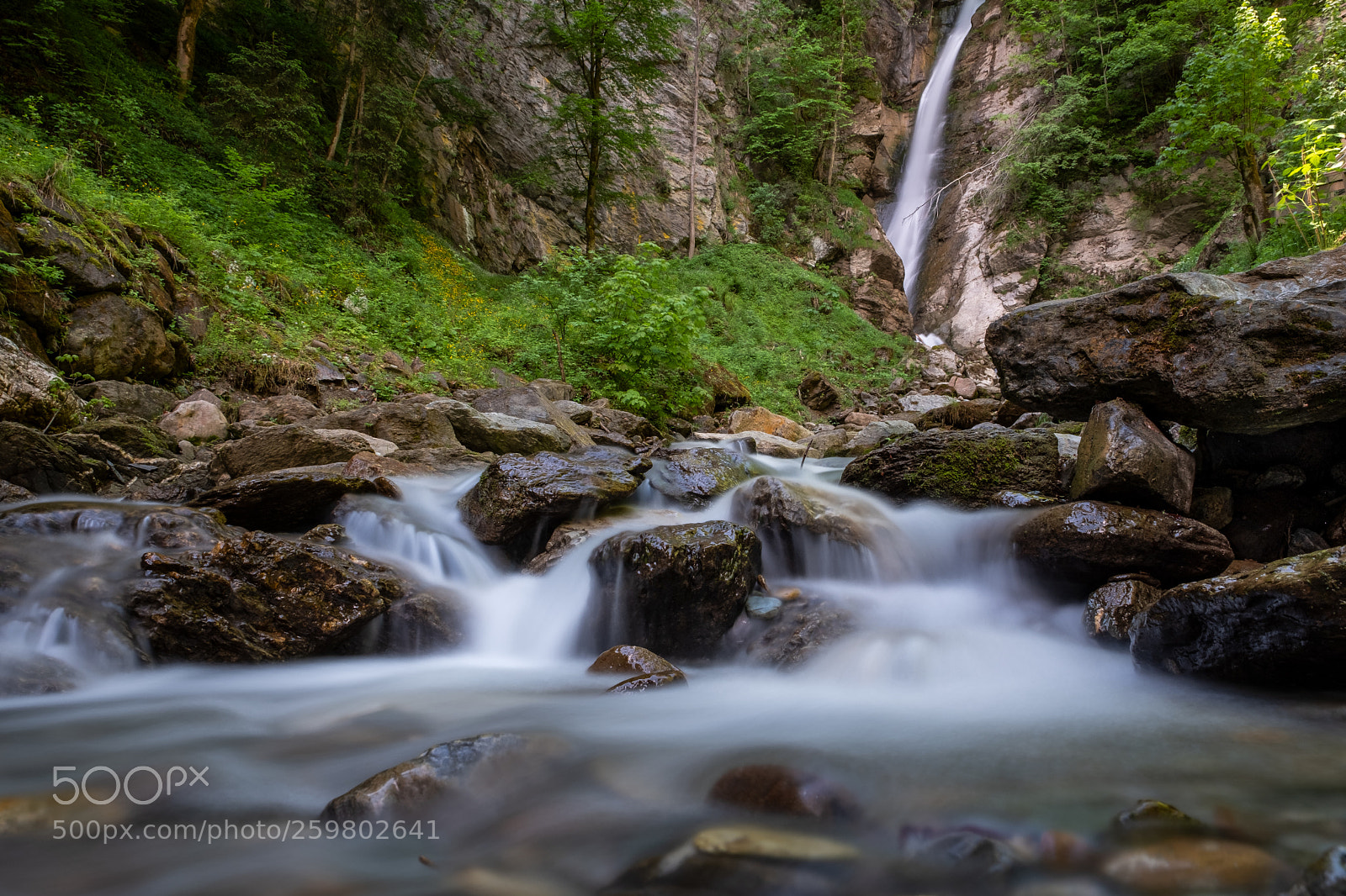 Fujifilm X-T2 sample photo. Gainfeldbach waterfalls photography