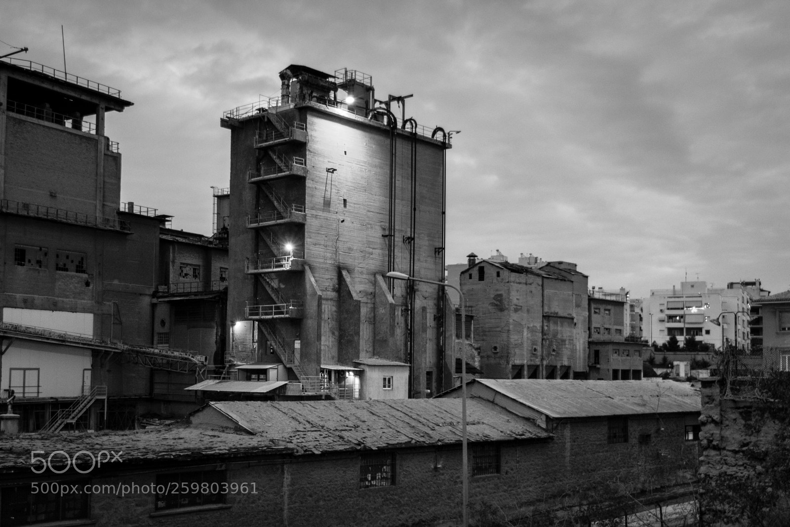 Nikon D7100 sample photo. Drapetsona,cement factory photography