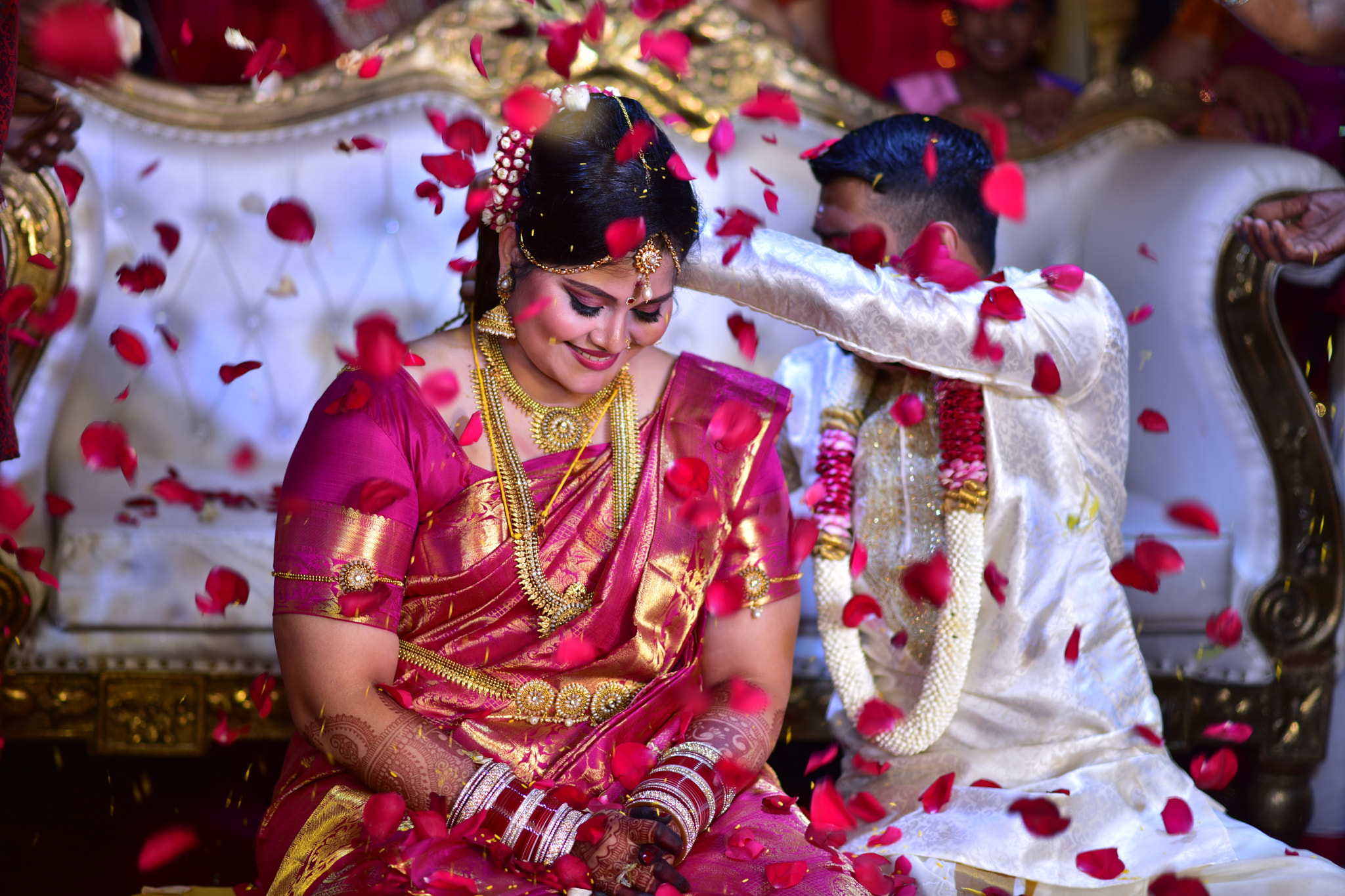 Nikon D810 + Nikon AF-S Nikkor 85mm F1.8G sample photo. Indian wedding photography
