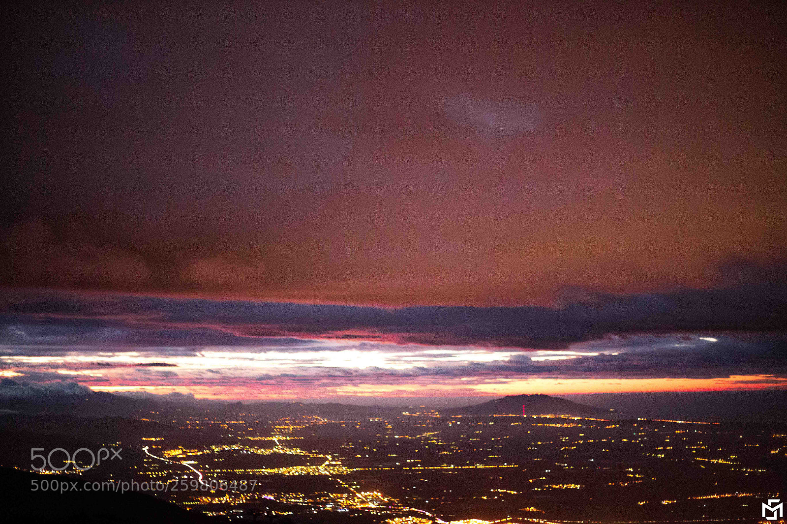 Canon EOS 6D sample photo. Night city sky photography