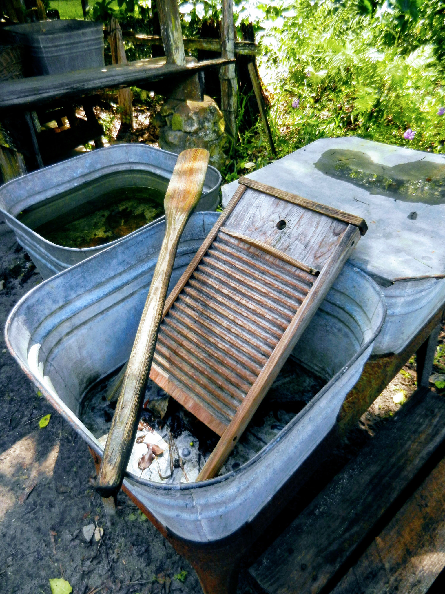 Nikon Coolpix S9100 sample photo. Grandma’s washtub photography