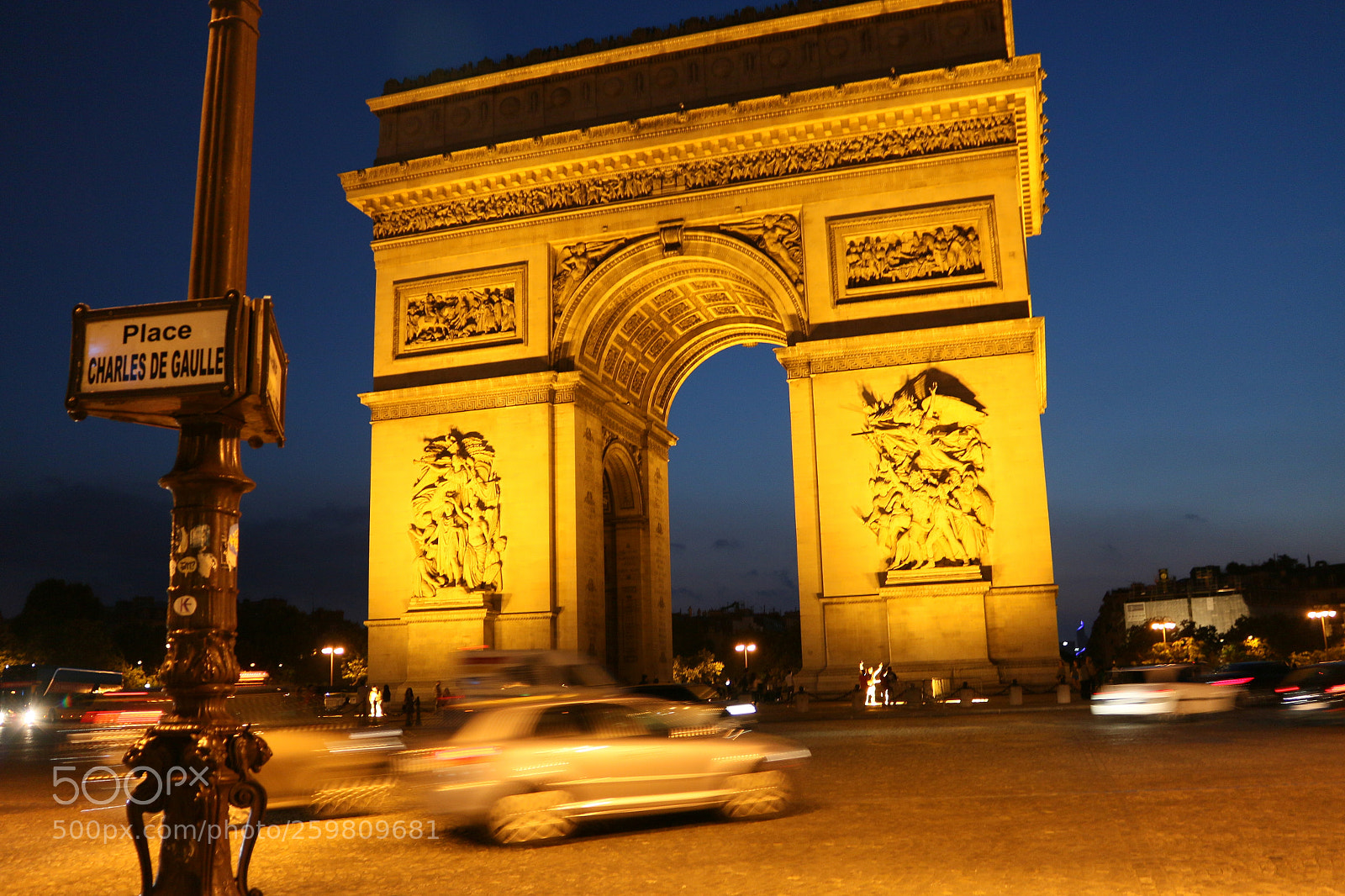 Canon EOS 70D sample photo. Arc de triomphe photography