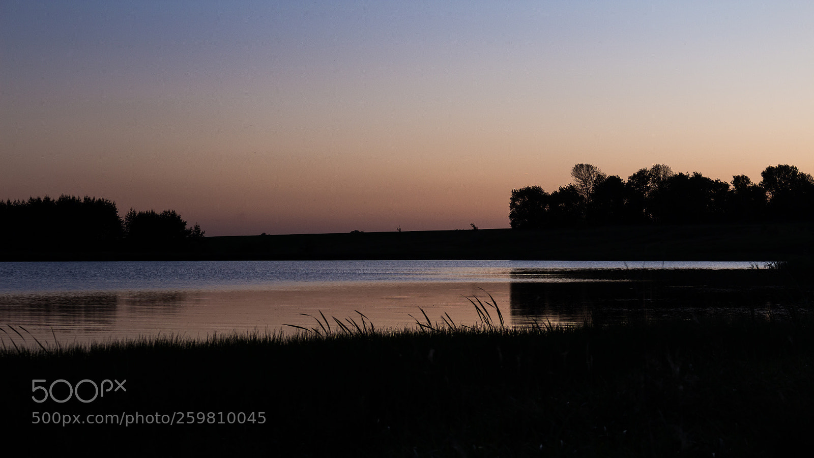 Canon EOS 100D (EOS Rebel SL1 / EOS Kiss X7) sample photo. Twilight at lake photography