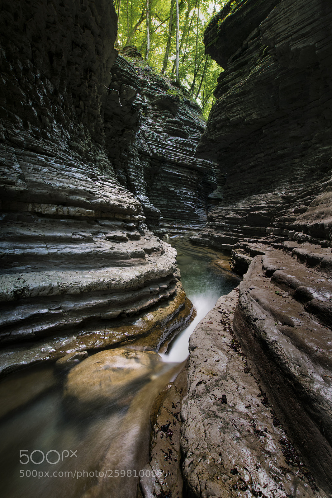 Nikon D5300 sample photo. Inside a natural canyon photography