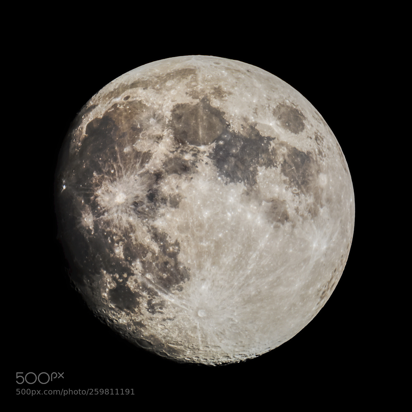 Nikon D7100 sample photo. Moon photography