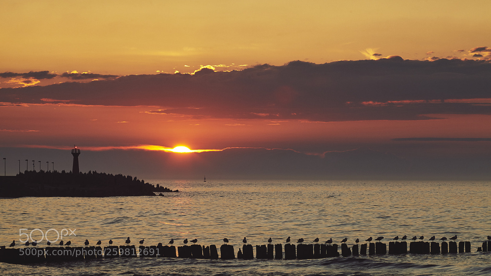 Canon EOS 5D Mark II sample photo. Sunset at baltic photography