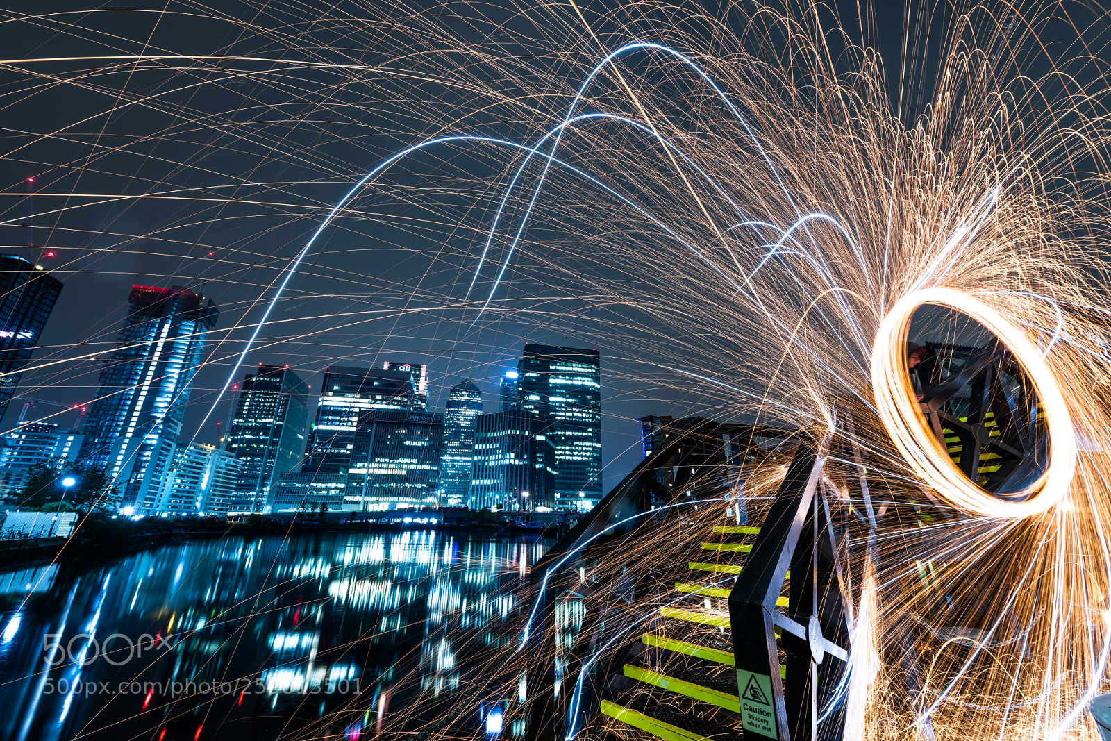 Nikon D850 sample photo. Light painting photography