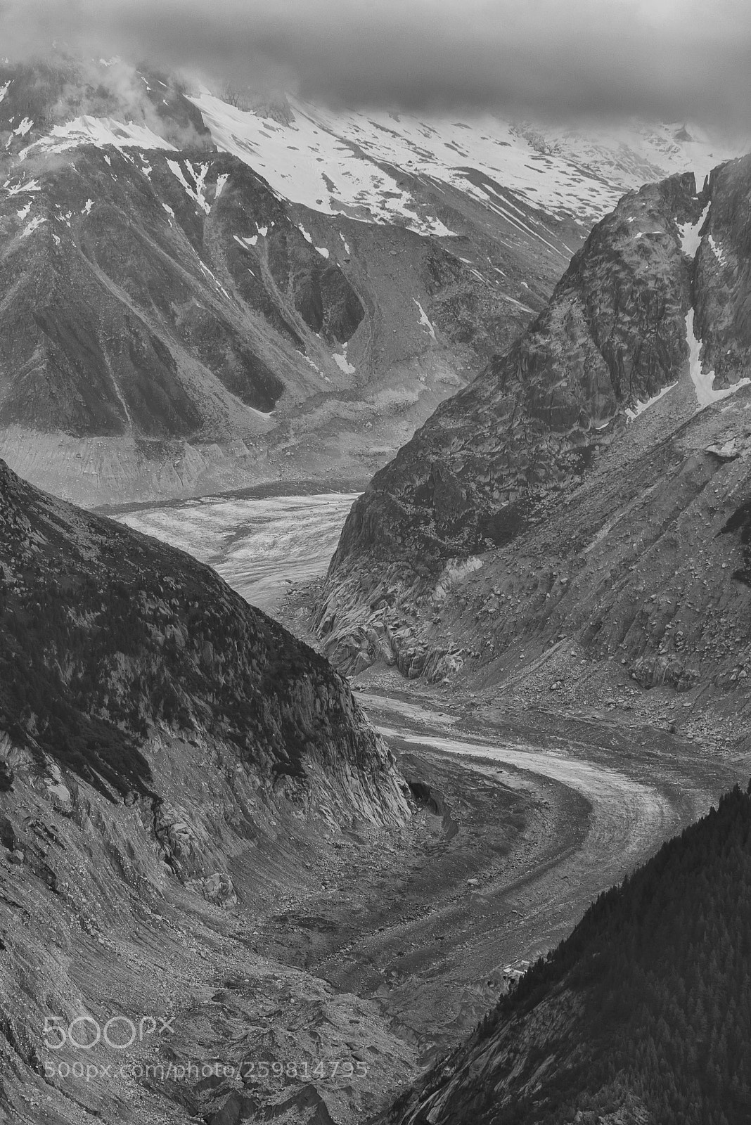 Nikon D610 sample photo. Mer de glace photography