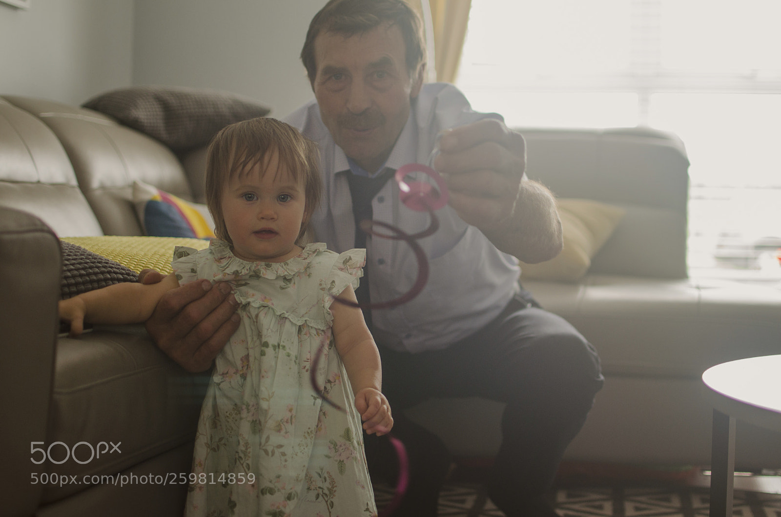 Nikon D5100 sample photo. Lili with grandfather photography