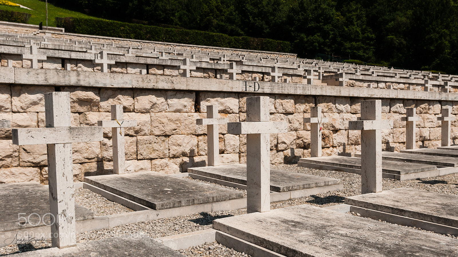 Sony Alpha DSLR-A700 sample photo. Polish war cementary photography