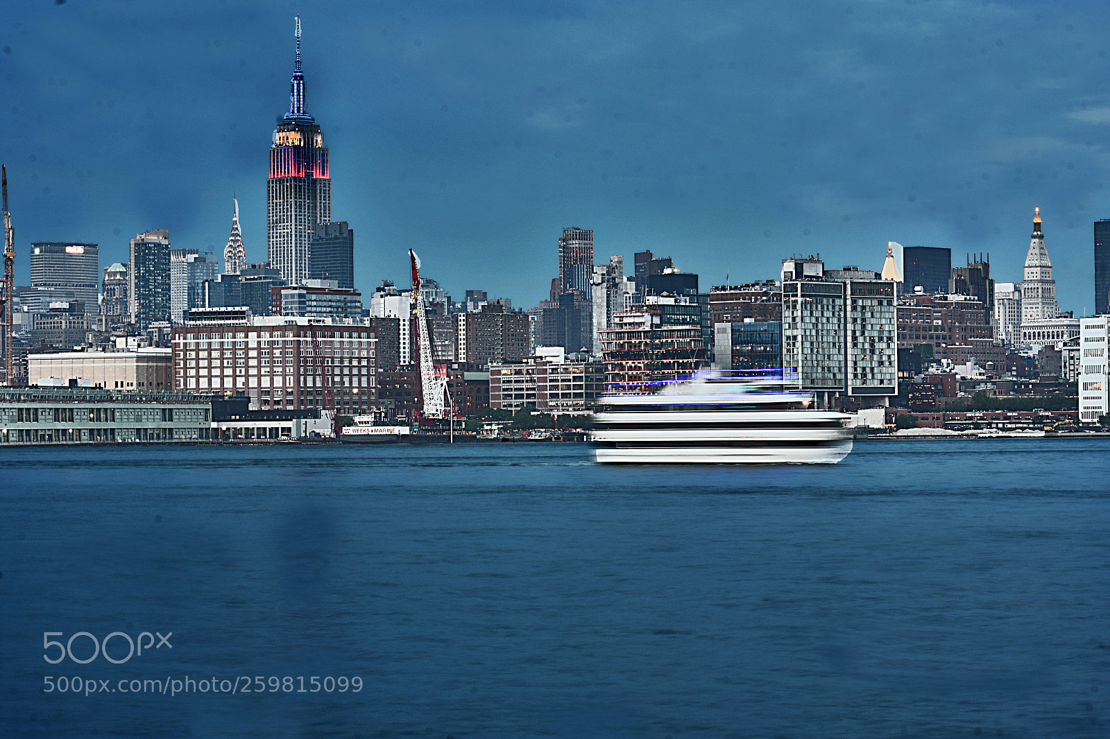 Nikon D3400 sample photo. Hudson yards & ship photography