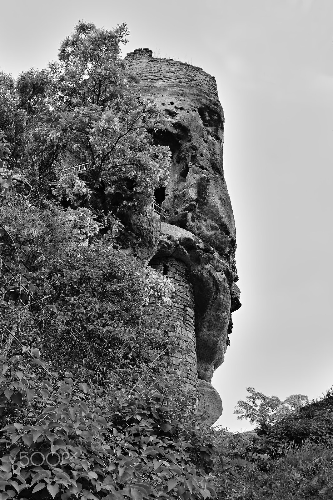 Nikon D5300 sample photo. Stone castle named jestrebi in spring in czech machuv kraj tourist area during cloudy weather... photography