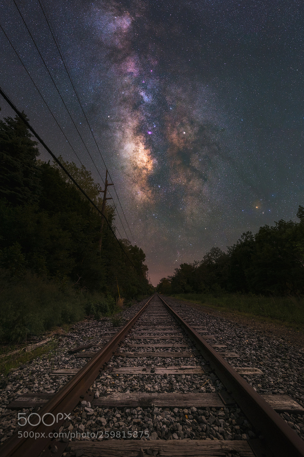Nikon D810 sample photo. Train tracks to the photography