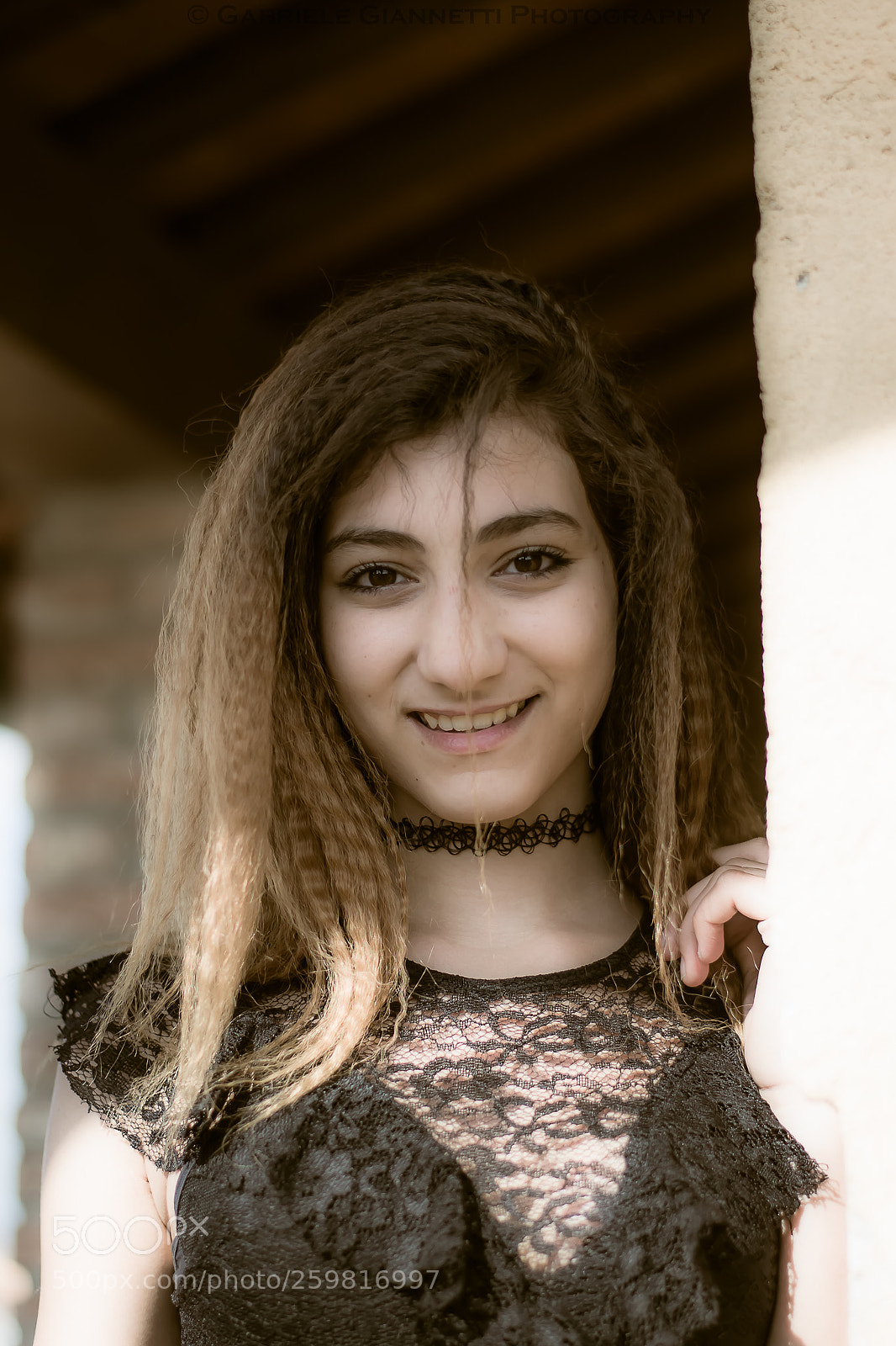 Nikon D3100 sample photo. Young gothic model photography