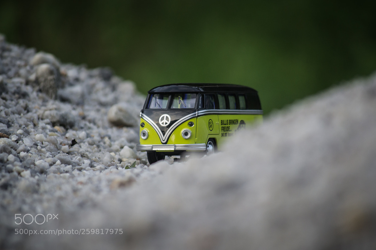 Nikon D3100 sample photo. Miniature vintage van photography
