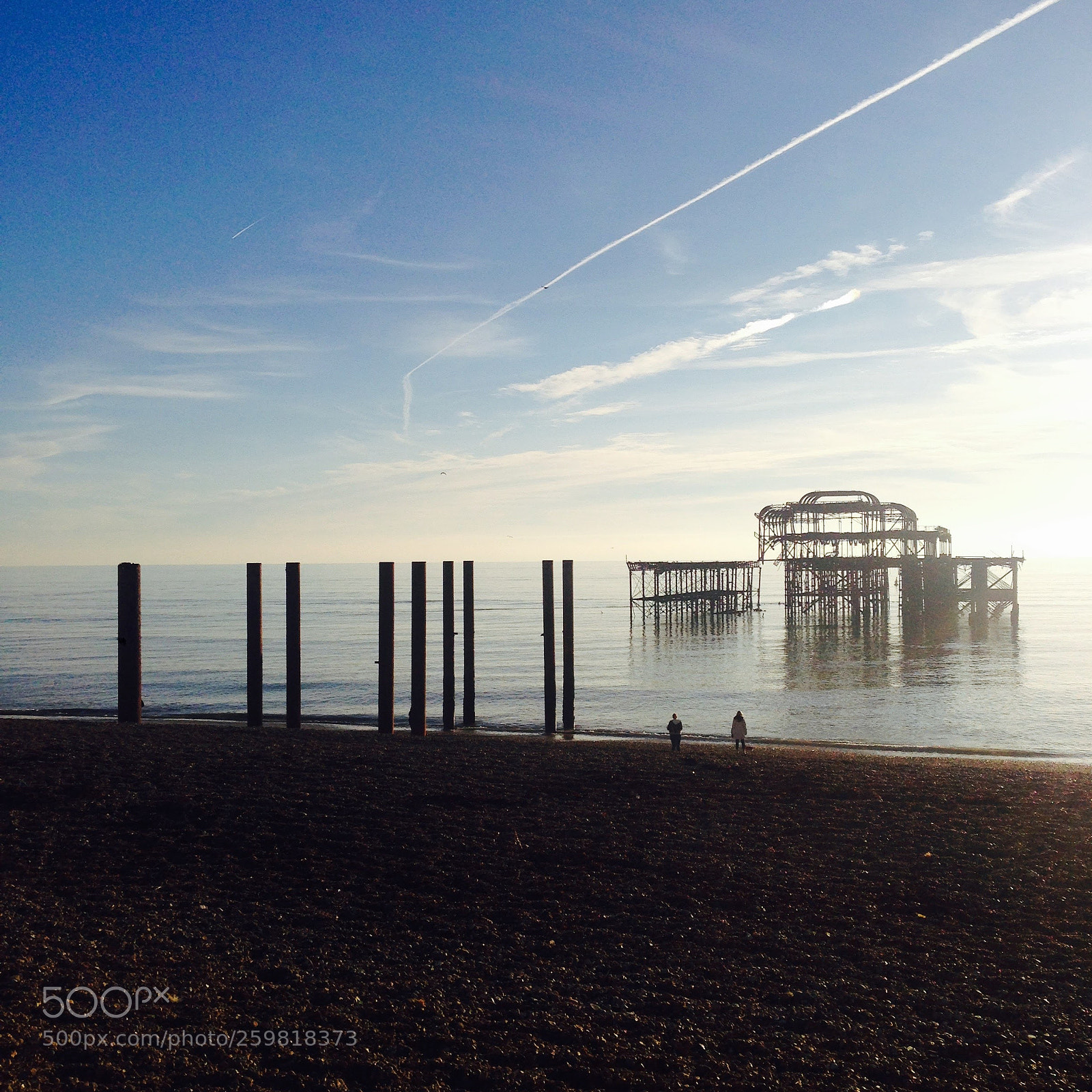 Apple iPhone 5 sample photo. West pier, brighton photography