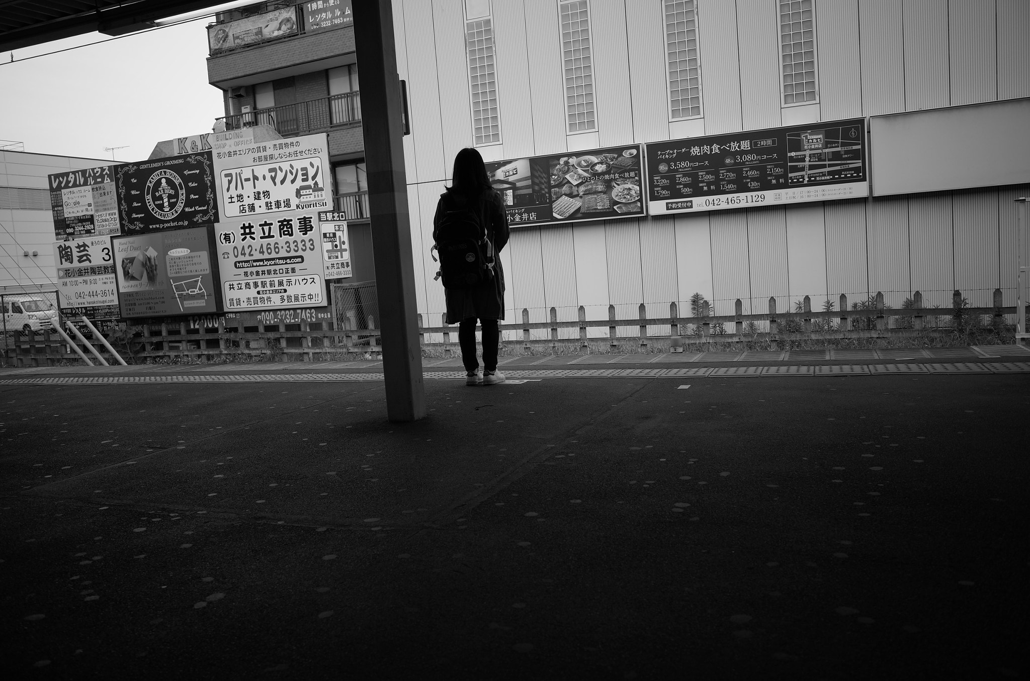 Ricoh GR sample photo. City person photography