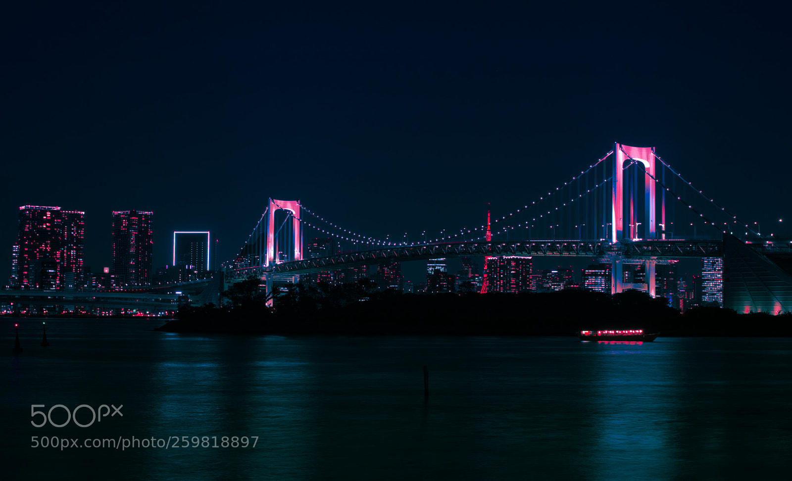 Canon EOS 750D (EOS Rebel T6i / EOS Kiss X8i) sample photo. Tokyo skyline photography