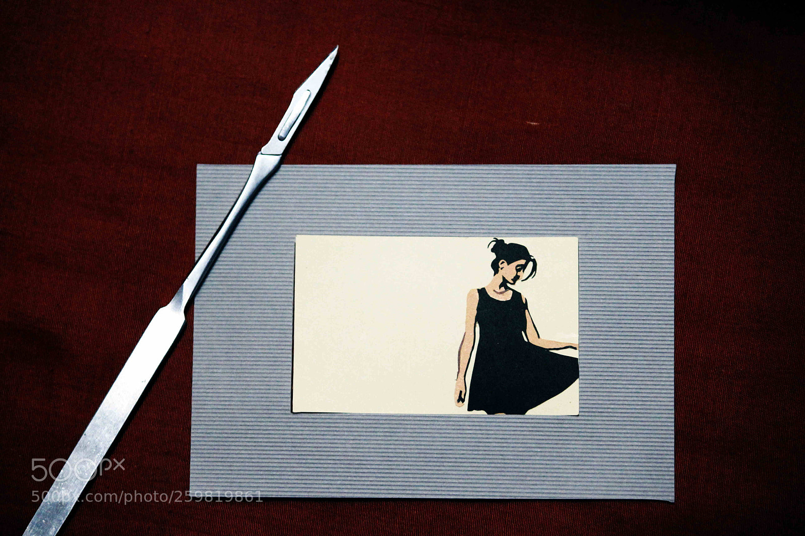 Canon EF-S 55-250mm F4-5.6 IS II sample photo. Card-sized papercuts photography