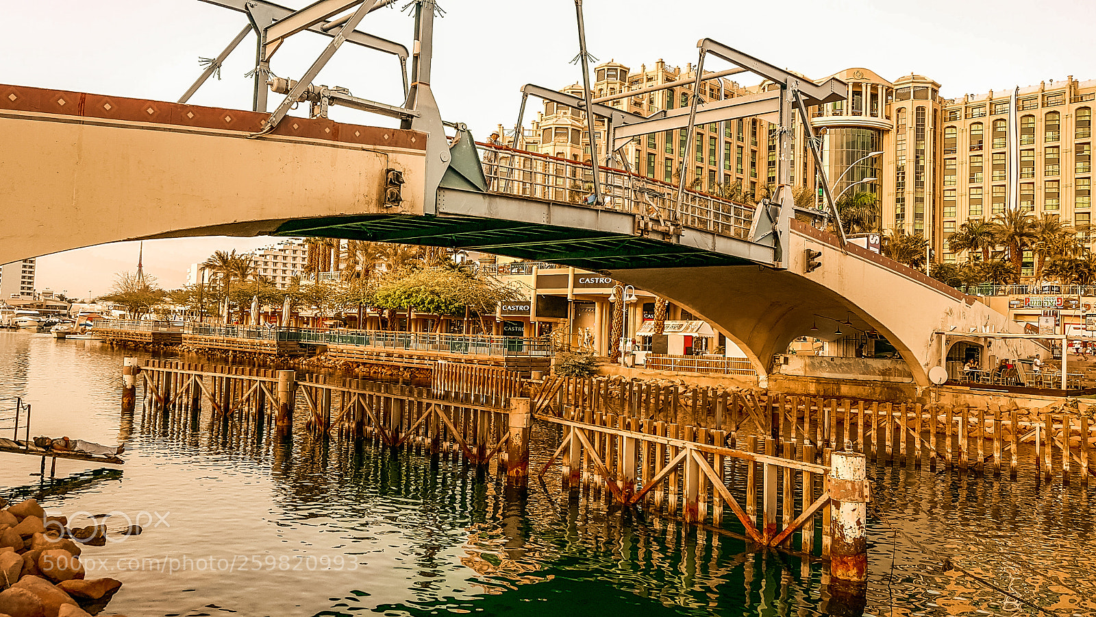 Samsung Galaxy S8+ sample photo. Eilat bridge photography