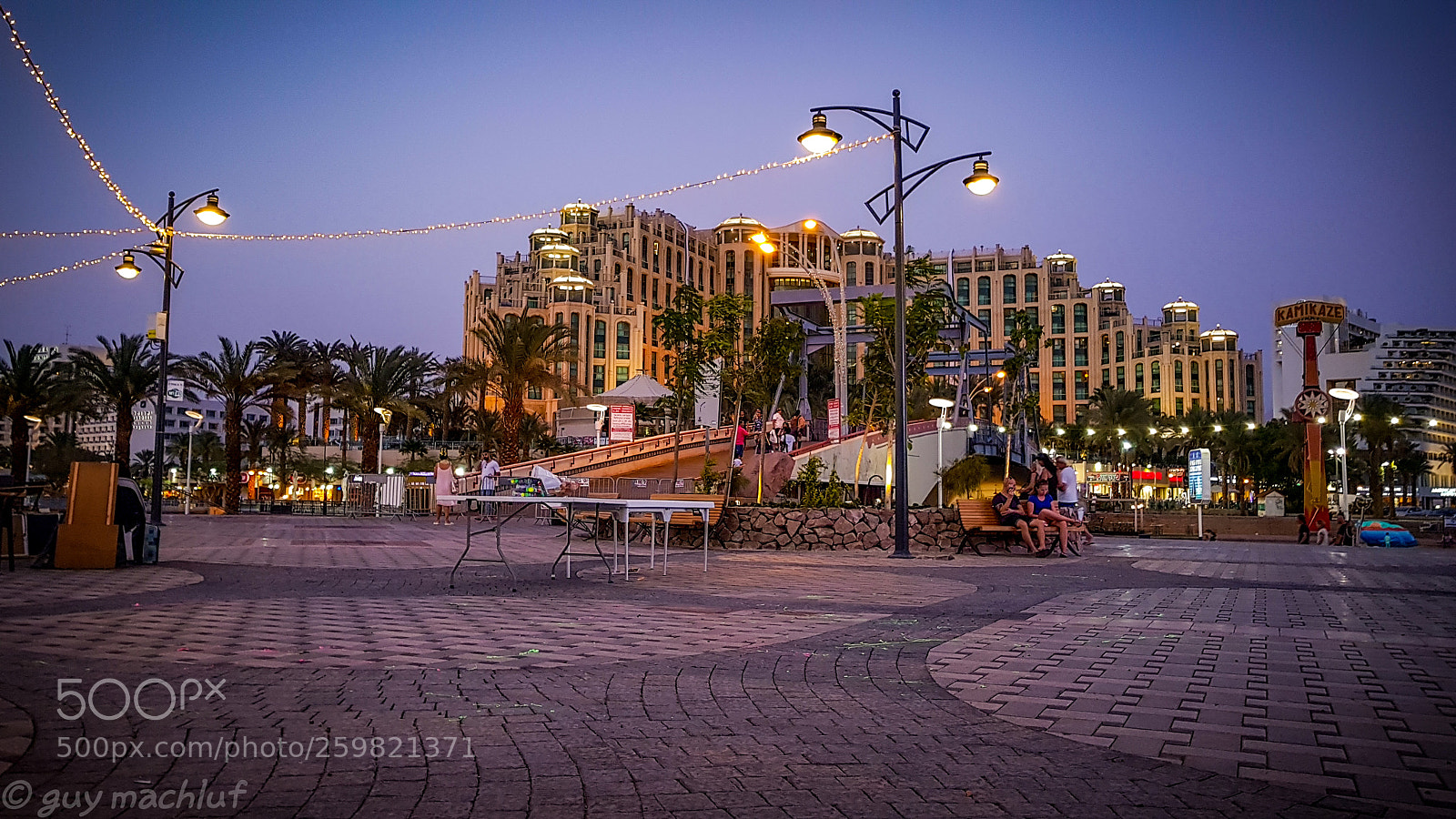 Samsung Galaxy S8+ sample photo. Evening in eilat photography