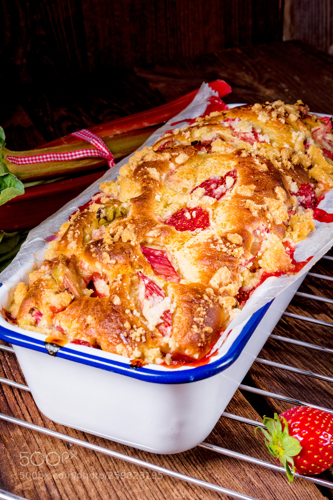Nikon D810 sample photo. A tasty strawberry rhubarb photography