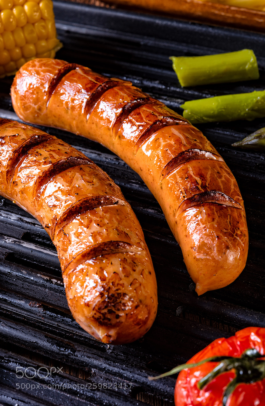 Nikon D810 sample photo. Grilled krakauer with french photography