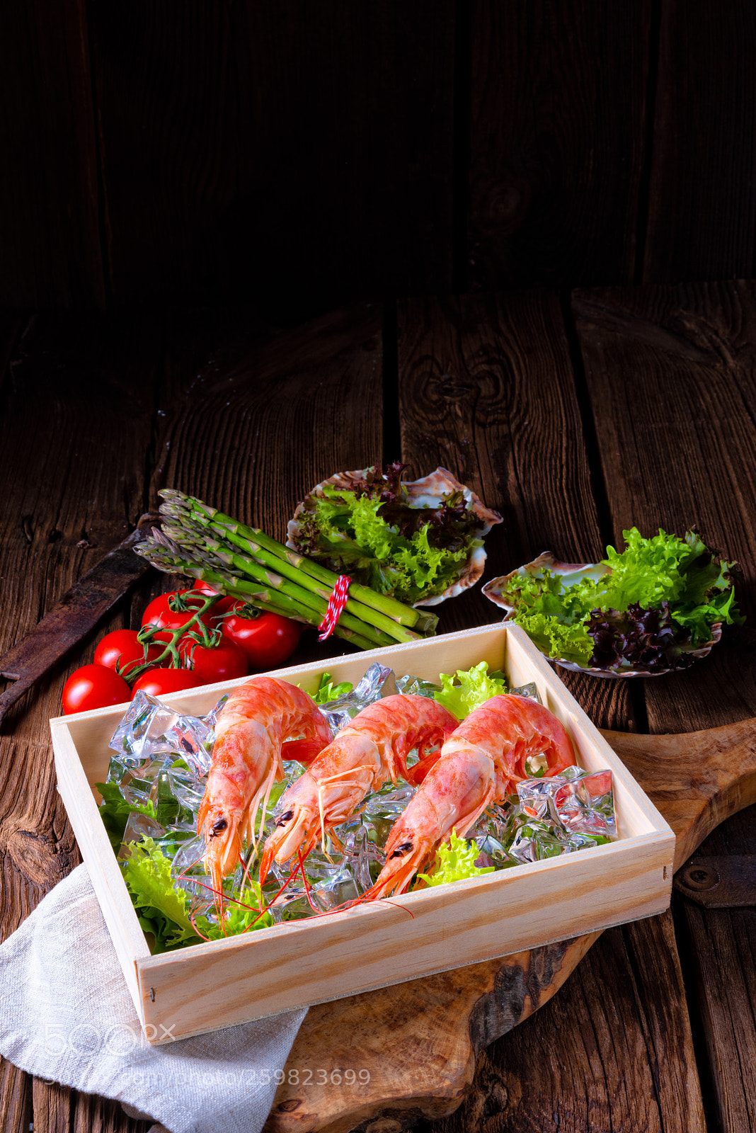 Nikon D810 sample photo. Cooked argentine red prawns photography