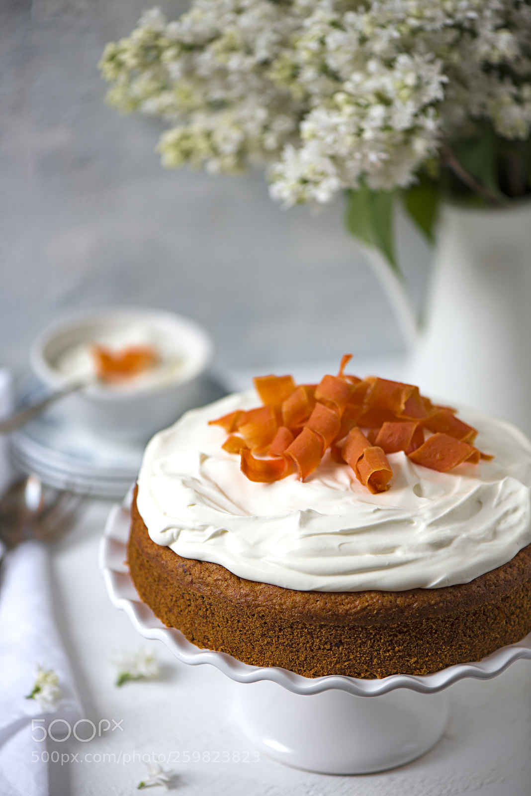 Nikon D800 sample photo. Carrot cake with caramelized photography