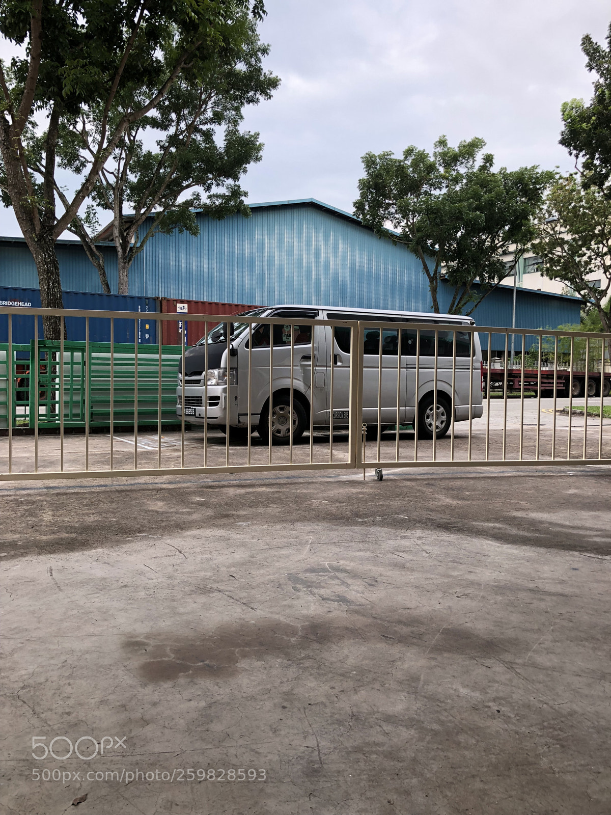 Apple iPhone X sample photo. Staff bus  photography