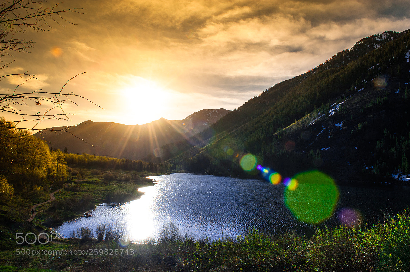 Nikon D3 sample photo. Sunrise over maroon bells photography
