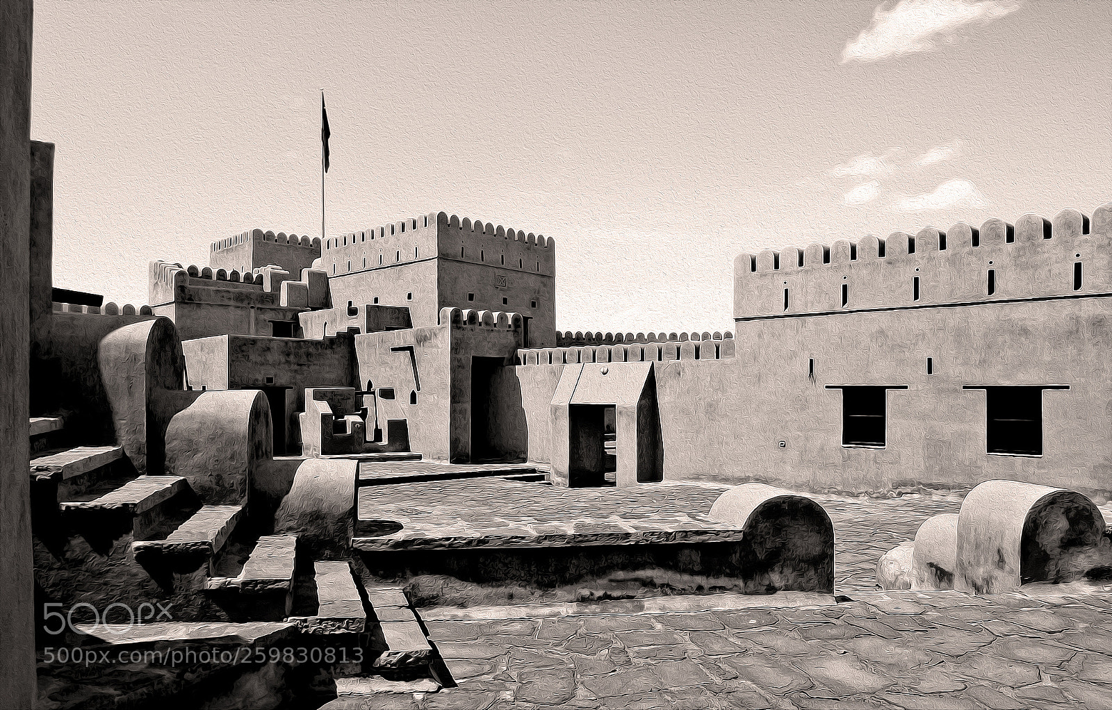 Canon EOS 350D (EOS Digital Rebel XT / EOS Kiss Digital N) sample photo. Omani old house photography