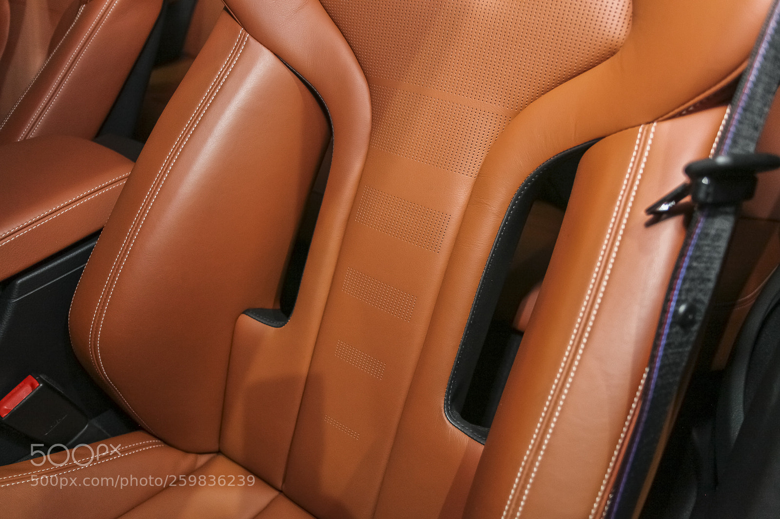 Canon EOS 5D Mark II sample photo. Modern sports car seat photography