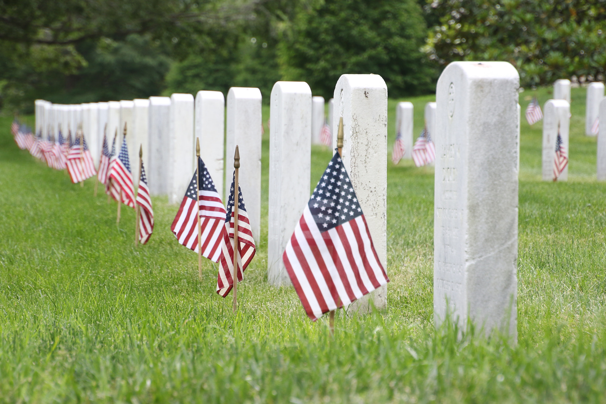 Canon EOS 7D Mark II sample photo. Graves near tomb of the unknown soldier photography