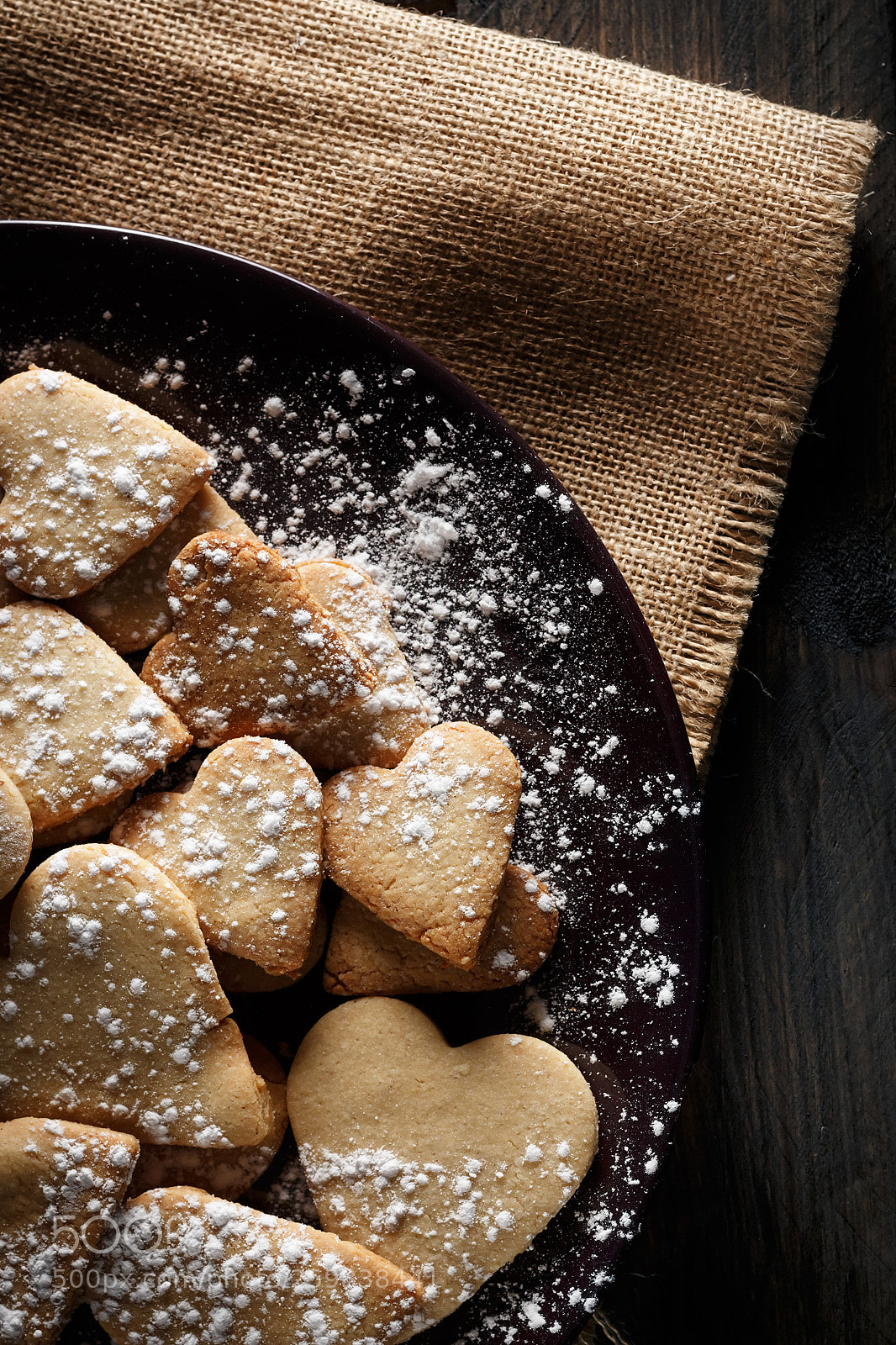 Canon EOS 700D (EOS Rebel T5i / EOS Kiss X7i) sample photo. Home-made heart-shaped cookies. photography