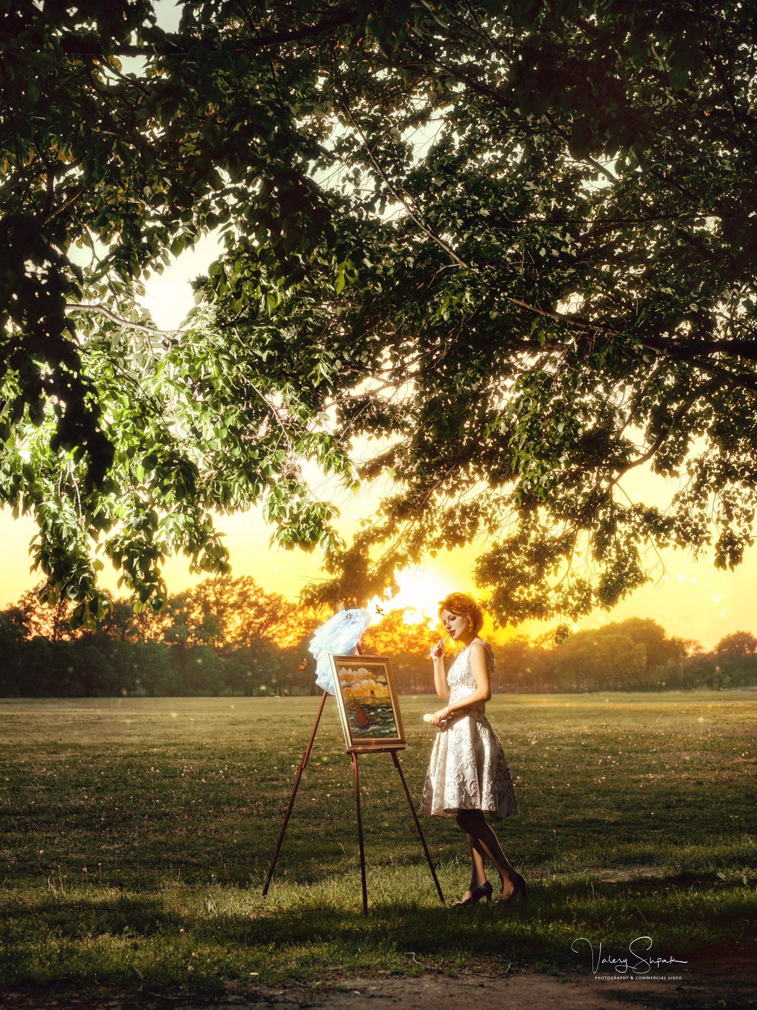 Hasselblad H6D sample photo. Painting sunset photography