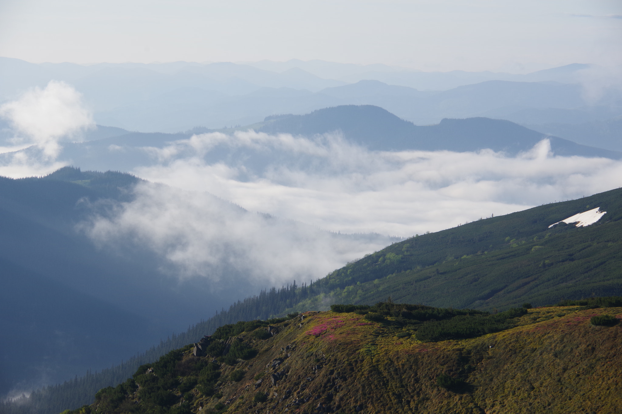 Pentax K-70 sample photo. Mountain photography