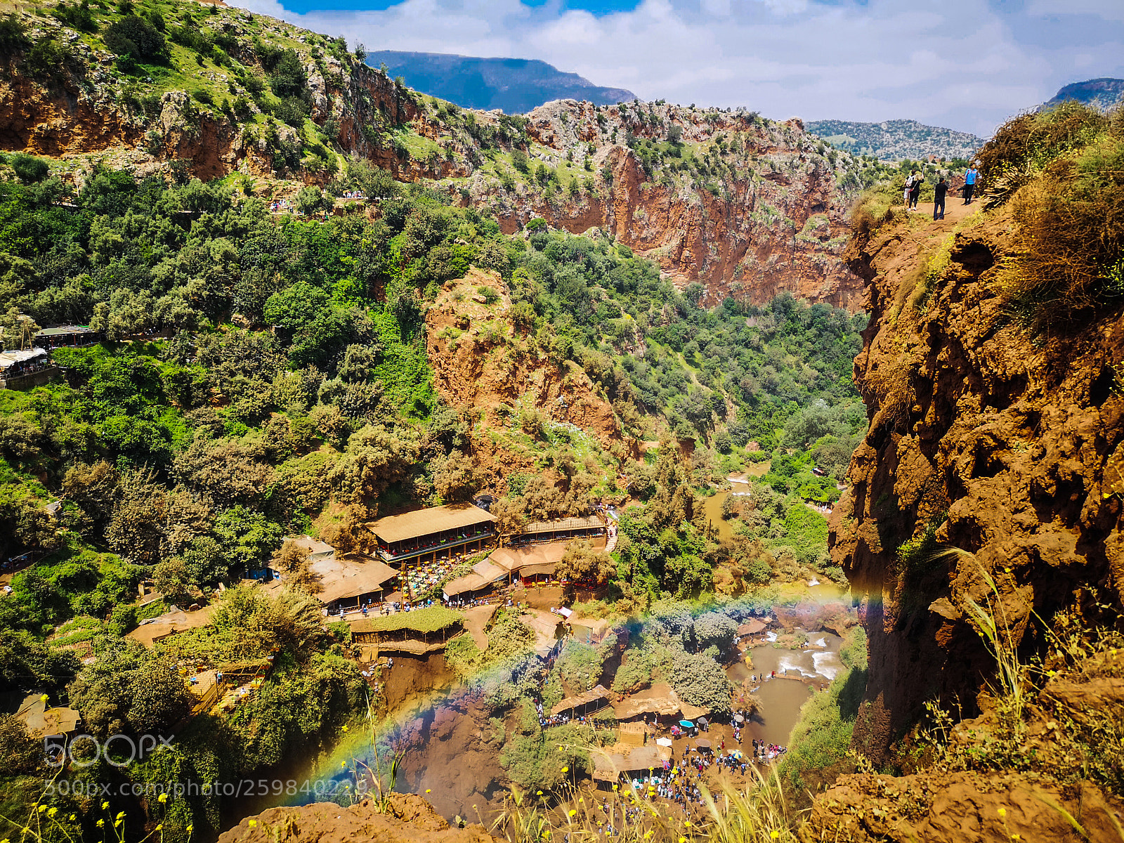 HUAWEI CLT-L29 sample photo. Ouzoud rainbow photography