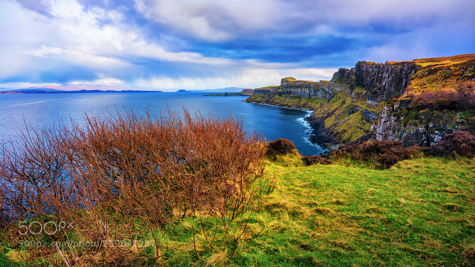 Nikon D7100 sample photo. Kilt rock viewpoint photography