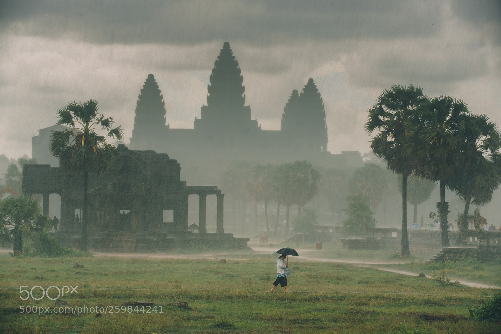 Sony a7 II sample photo. Angkor wat with heavy photography