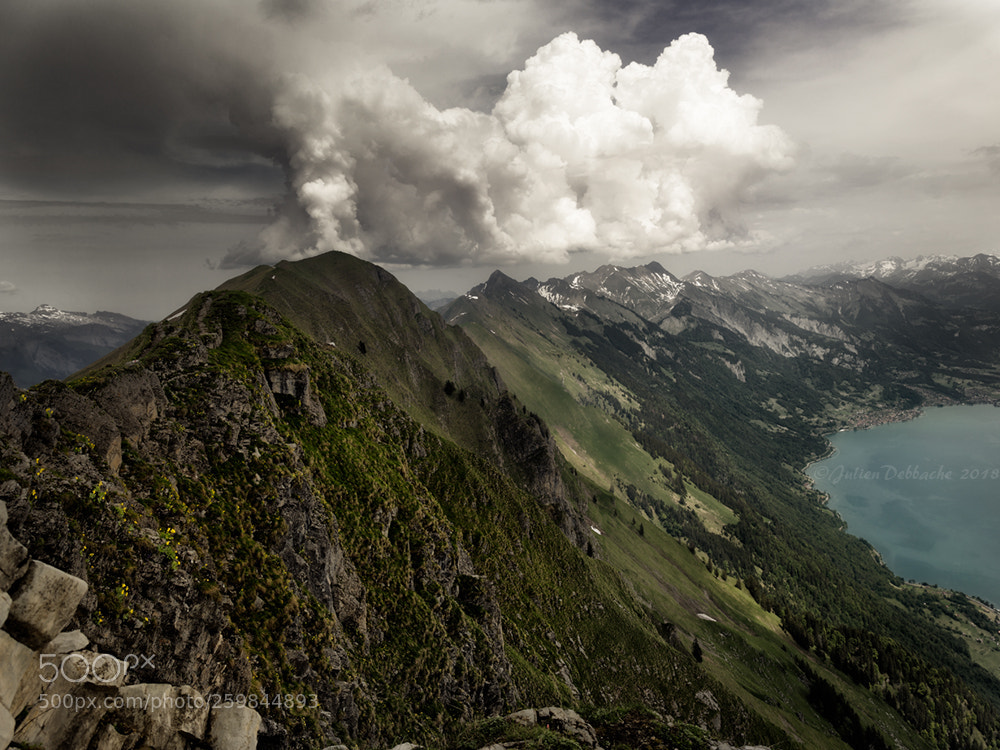 Canon EOS 6D sample photo. Hiking on a stormy photography