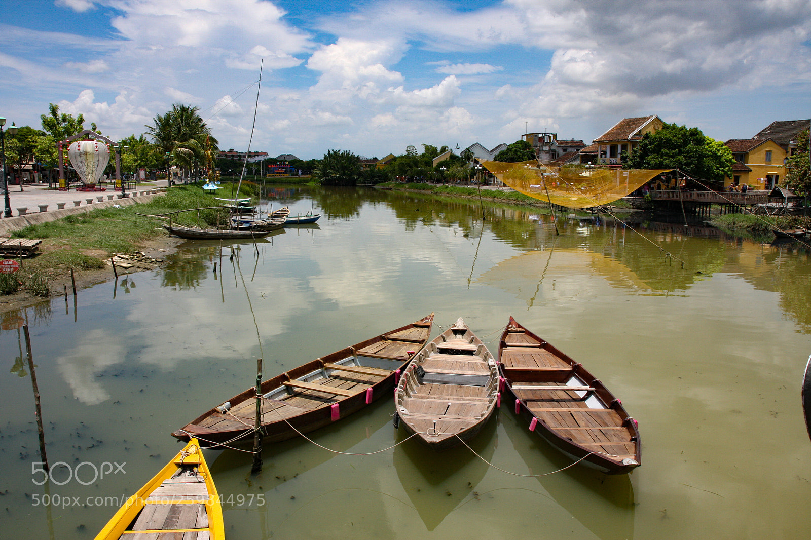 Canon EOS 40D sample photo. River in vietnam photography