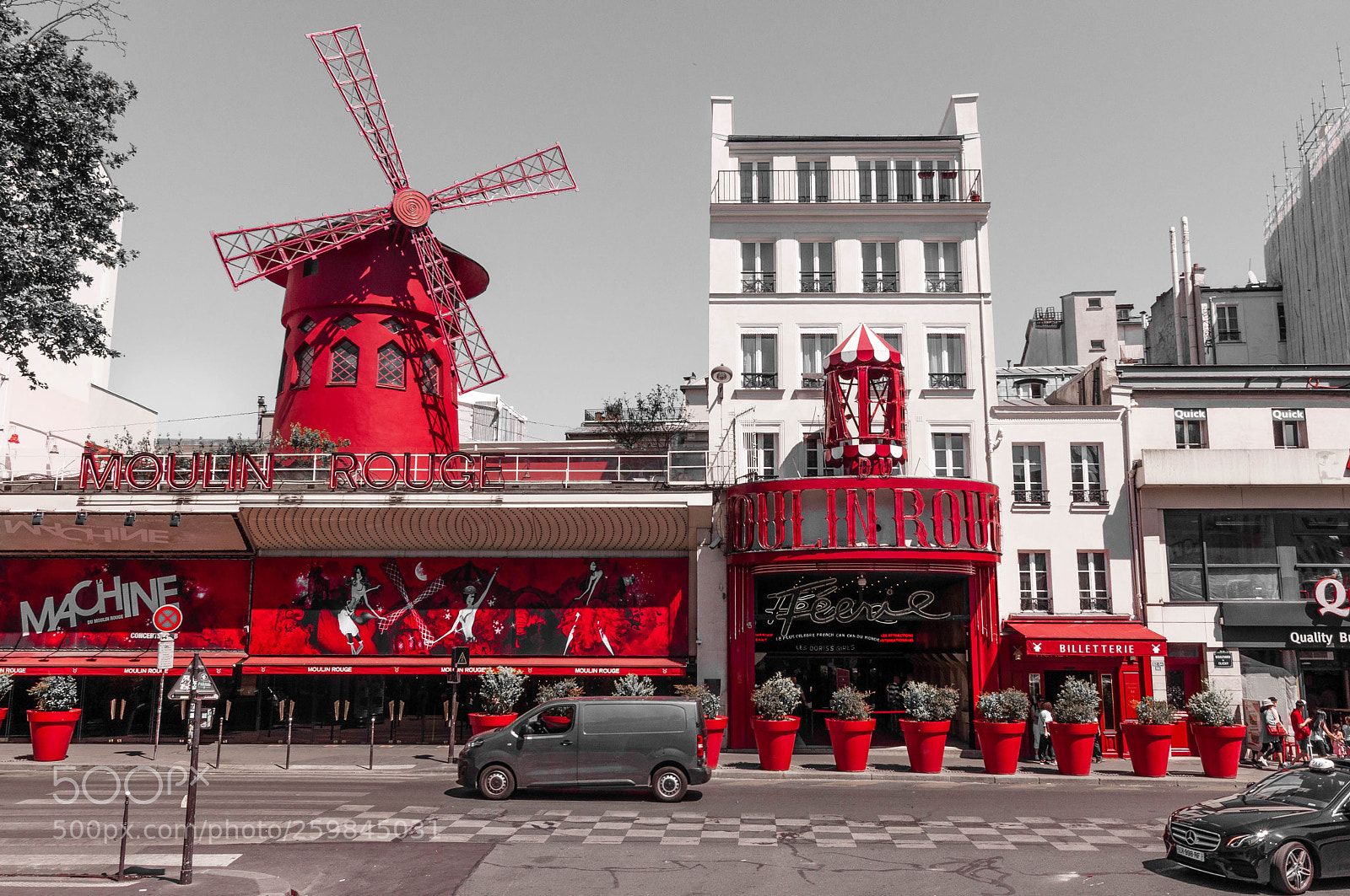 Nikon D90 sample photo. Moulin rouge (parís) photography