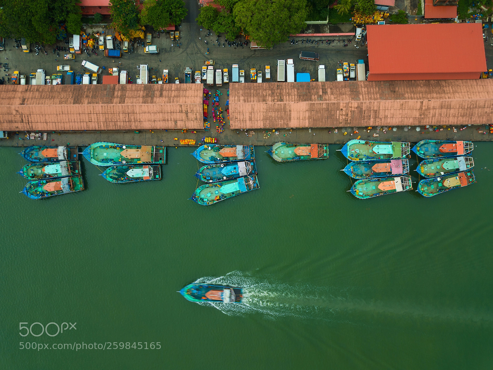 DJI FC220 sample photo. Harbour view.. photography