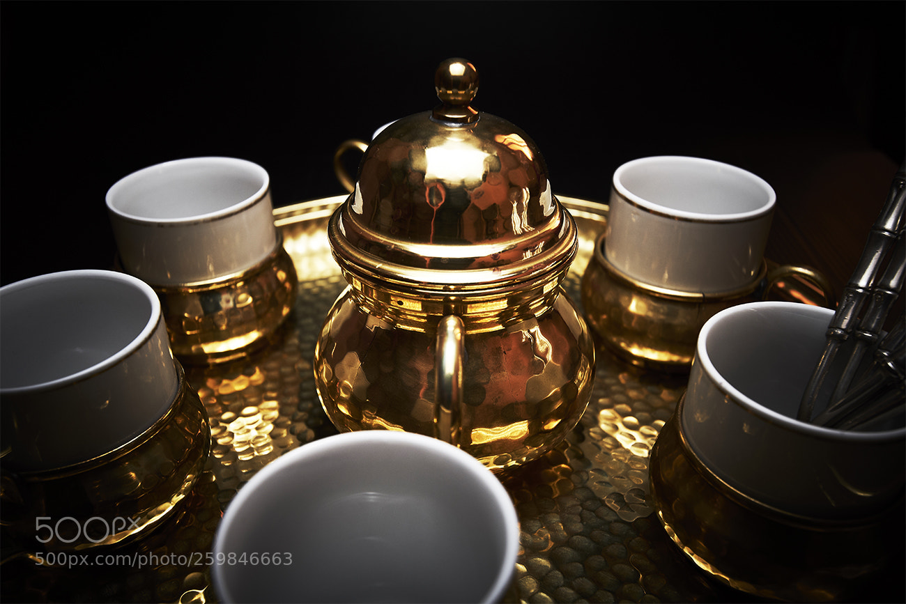 Fujifilm X-T2 sample photo. Antique coffee service (80's) photography
