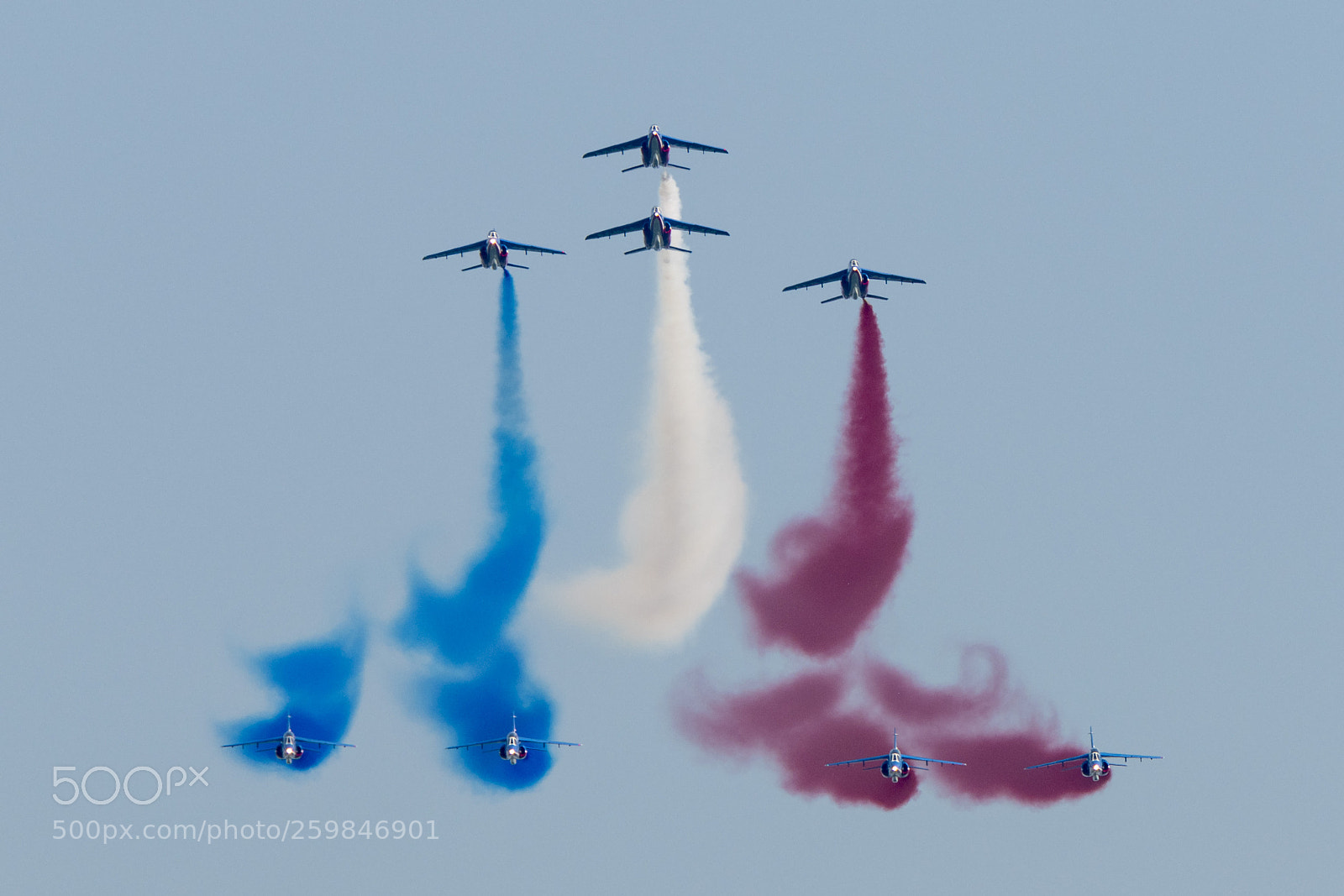 Nikon D850 sample photo. The patrouille de france_1 photography