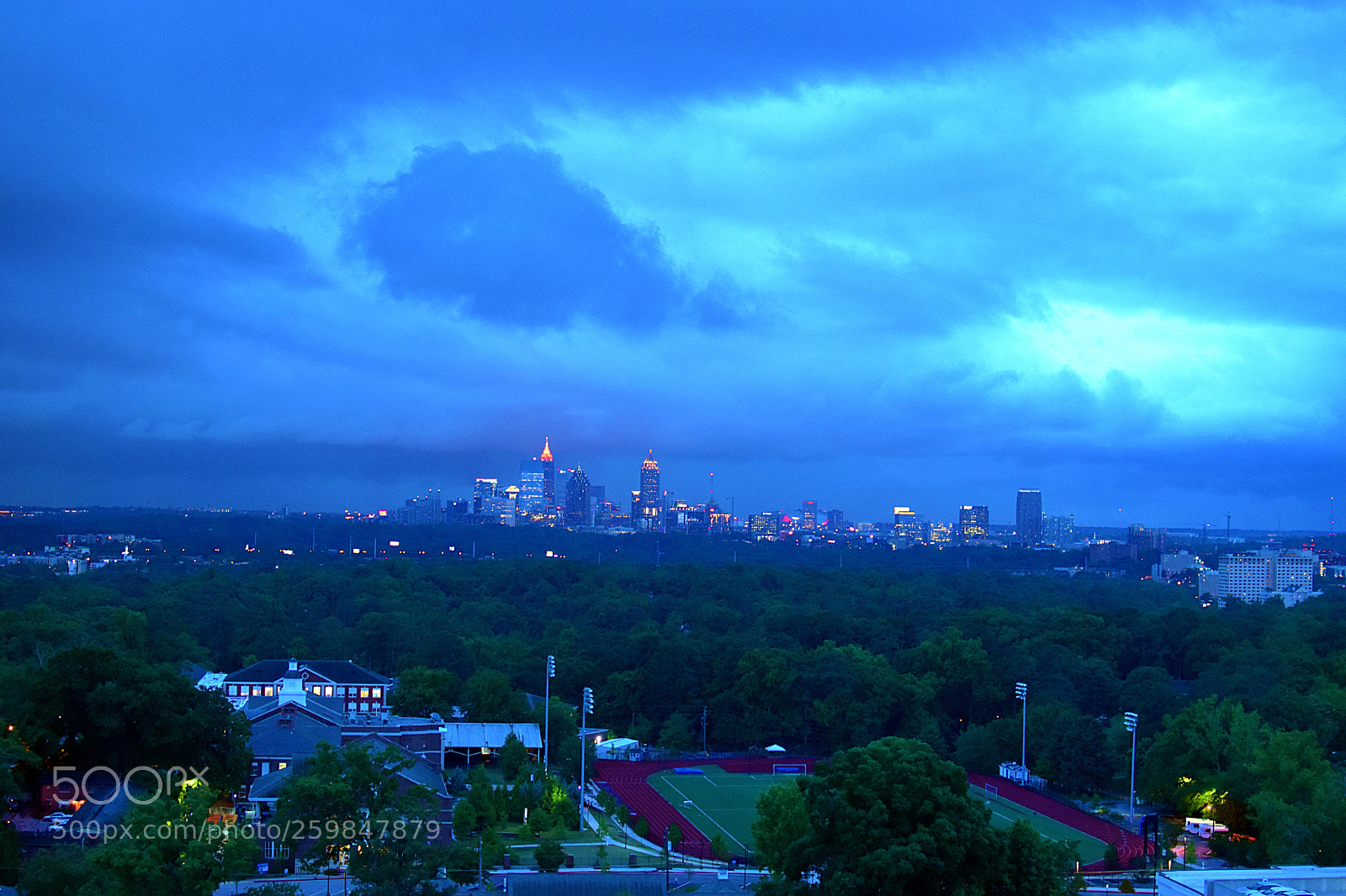 Nikon D5300 sample photo. City and the clouds photography