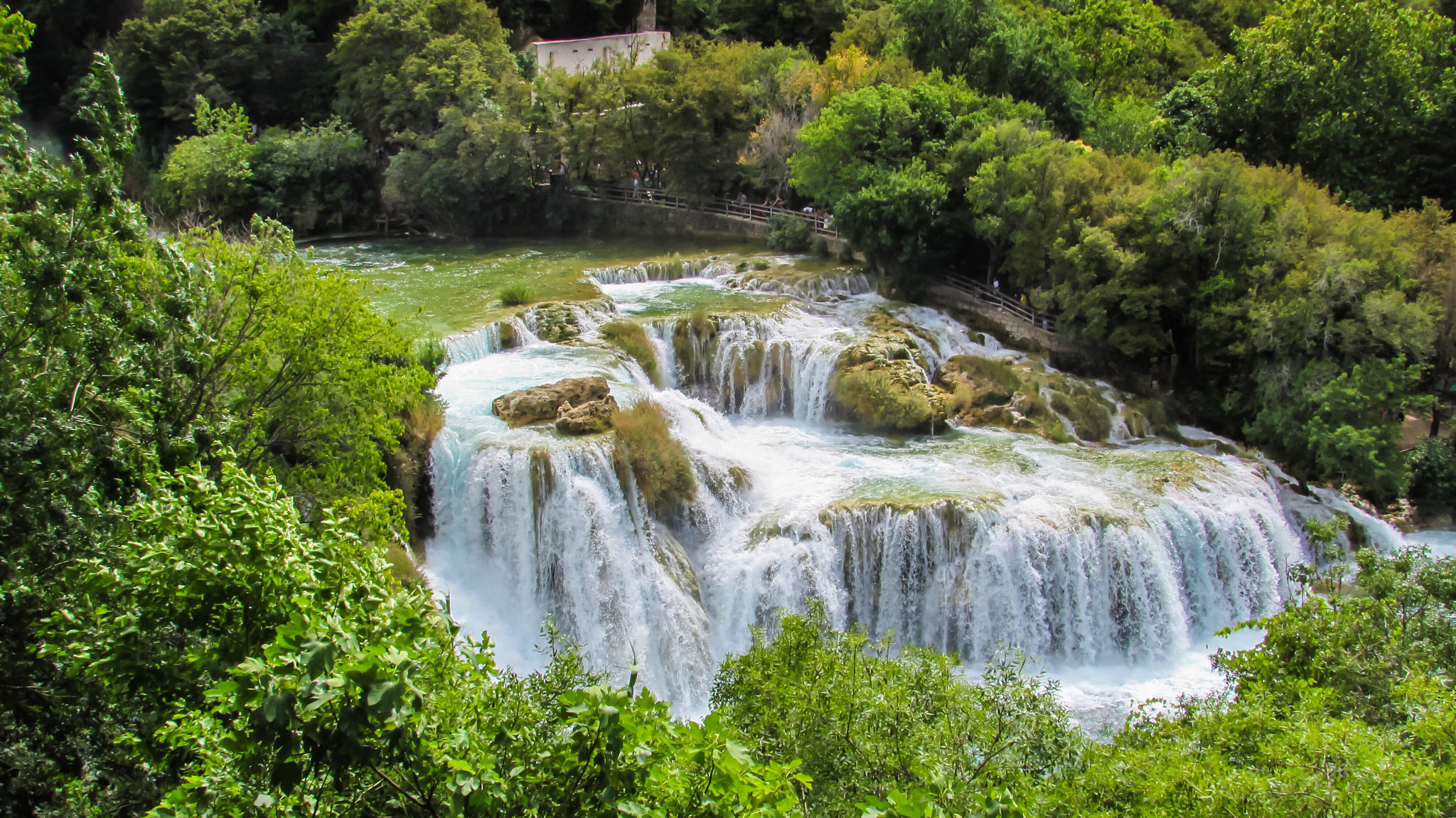 Canon PowerShot SX510 HS sample photo. Krka waterfall photography